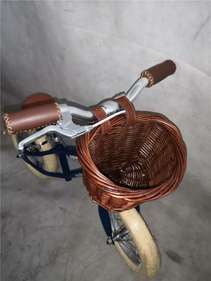 2022 Stile Bambini Camminare Bici per Bambino con Cesto Wicker Frontale e pneumatici Wanda da 12 pollici