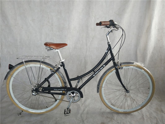 USA Canada Mercato 3 velocità Verde Color Step Through City Cruiser Bike per donne Signore