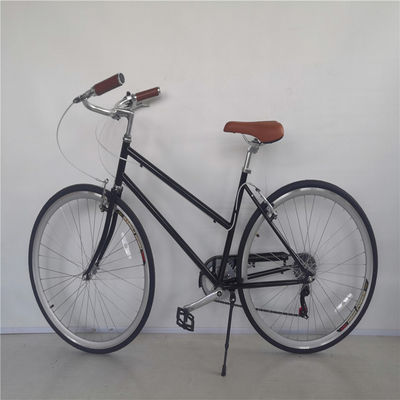 Ruota anteriore e posteriore V freno 7 velocità 26 pollici bicicletta su misura donne adulte city cruiser bicicletta con telaio rigido