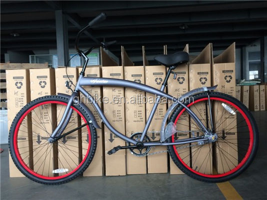 City Bike Gloss Peso 19kg Steel Fork Beach Cruiser Bike per la guida urbana