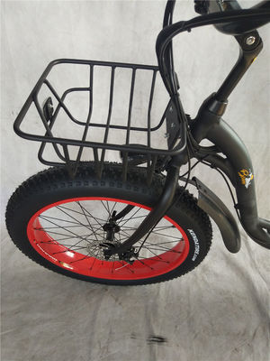 48V Voltage Adult Hybrid Electric Fat Tire Bike 2024 Step Thru Modello 31 60 km di autonomia