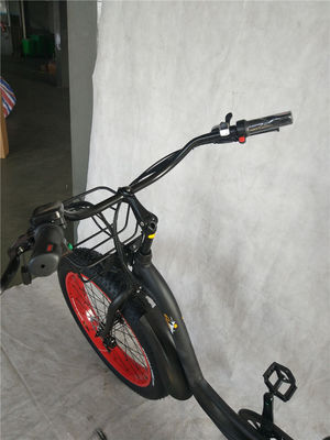 48V Voltage Adult Hybrid Electric Fat Tire Bike 2024 Step Thru Modello 31 60 km di autonomia