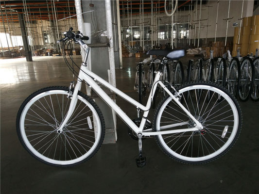 21 Speed Step Through Women Cycle Urban Lady City Hybrid Bike con doppio freno V
