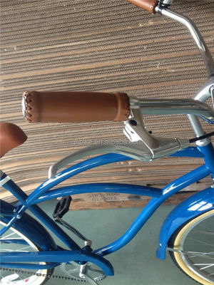 26 pollici uomo Beach Cruiser Bike con porta posteriore e Single Speed Hard Frame Steel