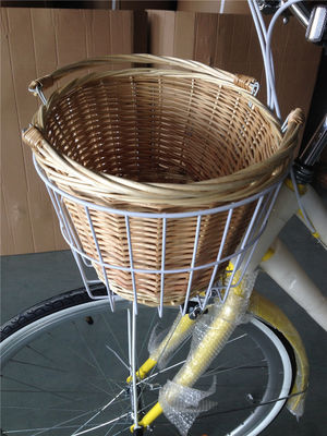 15 kg donna passo attraverso la bicicletta DONNE CLASSICA 7 velocità bicicletta con due cesti di design
