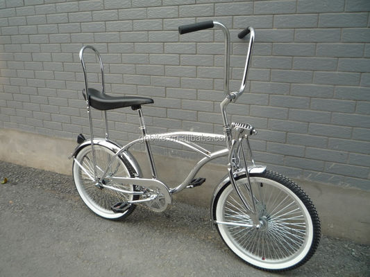 20 pollici CE certificato cromo verniciatura lowrider bicicletta da crociera spiaggia con sella di banane