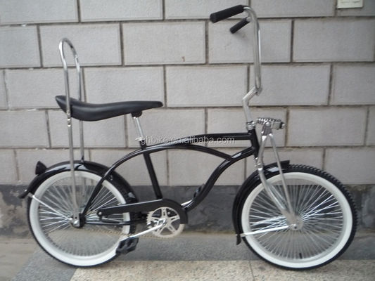 20 pollici CE certificato cromo verniciatura lowrider bicicletta da crociera spiaggia con sella di banane
