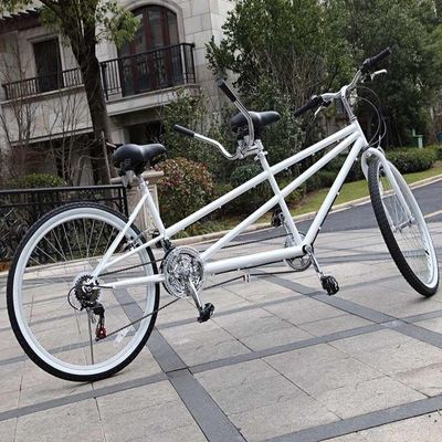 Double V Brake 26&quot; 18 velocità Hi-Carton Steel Frame CE In vendita sconto tandem due posti due persone bicicletta