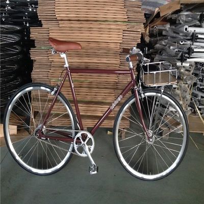 700C Lasco Crank Set Multi 3 velocità Comfort City Cruiser Rental Bikes per il fitness maschile