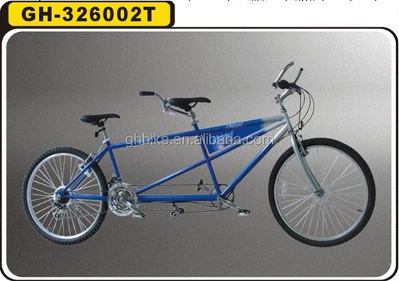 Shimano 7 velocità Tandem Bike 26 &quot;Tandem bicicletta pieghevole con telaio in acciaio e due sedili