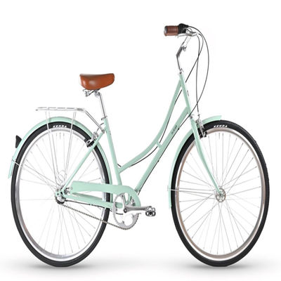 Double V Brake 6-7 velocità Vintage Retro Adulto Dames Comfort City Cruiser Biciclette femminili con cestino anteriore