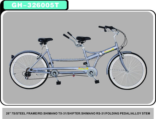FD ShimanoTY-18 e RD ShimanoTY-18 Derailleur 26 pollici Bici Tandem per due Cavalieri
