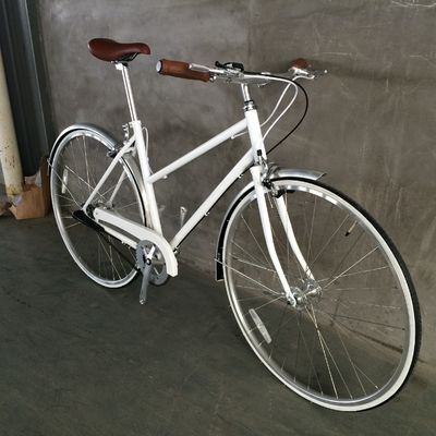 Vintage CR-MO Steel 4130 Lady Women Girl Inner 3 velocità City Bike per il mercato europeo