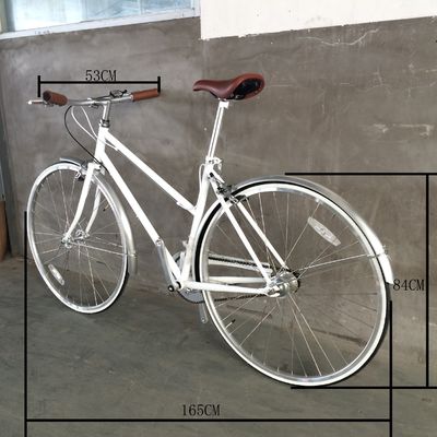 Vintage CR-MO Steel 4130 Lady Women Girl Inner 3 velocità City Bike per il mercato europeo