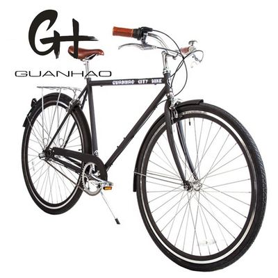 CE Hi-Ten Steel Frame Single Speed Street Olanda Tradizionale Uomo Adulto City Bike