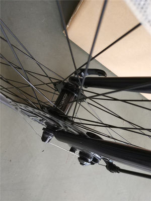 Shimano Gear Hard Frame Disc Brake OEM Chromoly 4130 Frame Maschile Adult Hybrid City Cruiser Bicicletta Road Bike