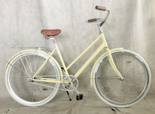 26&quot; Lady City Bike con Hi-Ten Steel Frame Coaster Brake Rear Rack e Opzioni OEM/ODM
