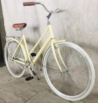 26&quot; Lady City Bike con Hi-Ten Steel Frame Coaster Brake Rear Rack e Opzioni OEM/ODM