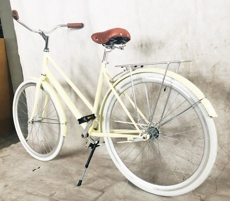 26&quot; Lady City Bike con Hi-Ten Steel Frame Coaster Brake Rear Rack e Opzioni OEM/ODM