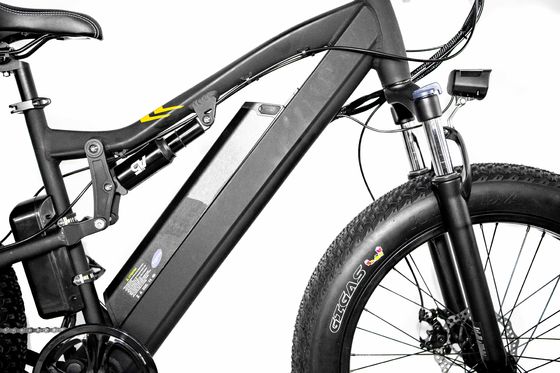 26*2.2 Kenda pneumatico 48V 17AH Full Suspension Electric Mountain Bike 1000W BaFang Motore