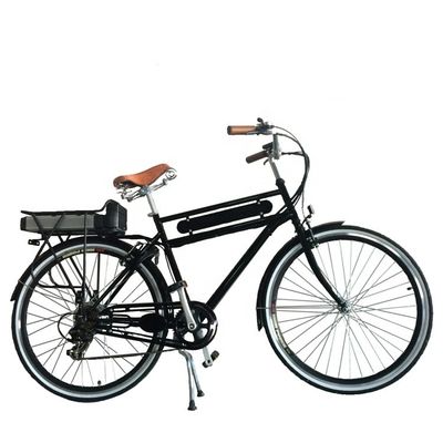 36V 10Ah 250W 700C Cornice in acciaio UL2849 Cargo Elettrodomestici pesanti maschi adulti olandesi City Ebike