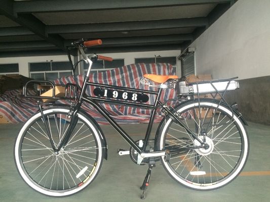 36V 10Ah 250W 700C Cornice in acciaio UL2849 Cargo Elettrodomestici pesanti maschi adulti olandesi City Ebike