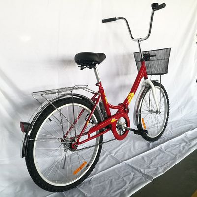 20 pollici City Bike pieghevole di piccole dimensioni con manubrio in acciaio e pedale ordinario incluso