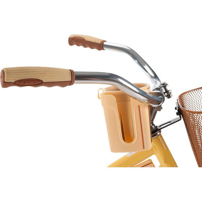 Pedal ordinario da 26 pollici bici da crociera femminile con cerchiera in alluminio e colore giallo-banana