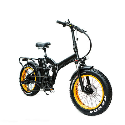 20*4" Motore a mozzo posteriore 48V 1000W 50KM/H 14AH Batteria al litio Full Suspension Electric Folding Bike