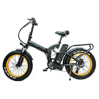 20*4" Motore a mozzo posteriore 48V 1000W 50KM/H 14AH Batteria al litio Full Suspension Electric Folding Bike