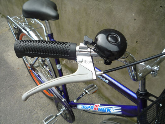 Offerta combo a 3 pezzi Vintage Adult Mens Single Speed Retro City Cruiser Bike con cesto anteriore