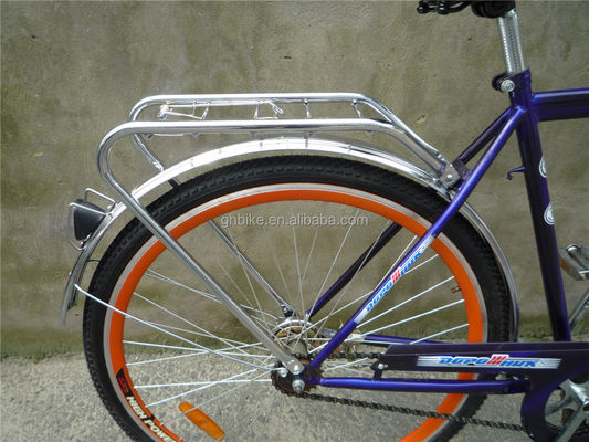 Offerta combo a 3 pezzi Vintage Adult Mens Single Speed Retro City Cruiser Bike con cesto anteriore