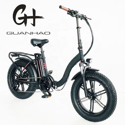CE approvato 48V 10.4AH Electric Folding Bike con motore da 750W e velocità massima di 50KM/h