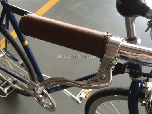 Vintage City Cruiser Bicicleta 700C Uomo adulto Retro Cromo Hybrid Bike con Cro-mo Forchetta