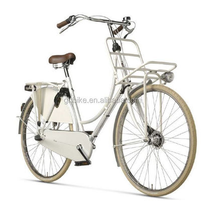 28 pollici City Bike OMA Bicicleta Ciclo popolare olandese con telaio in acciaio e materiale a forcella