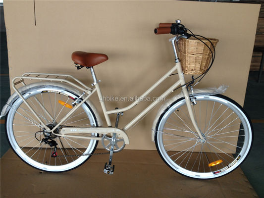 Color blu 7 velocità Vintage Lady City Cruiser Bike Donne Retro Bikes per la vita in città