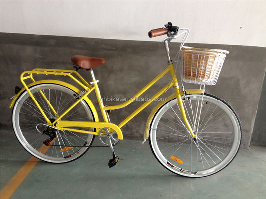 Color blu 7 velocità Vintage Lady City Cruiser Bike Donne Retro Bikes per la vita in città
