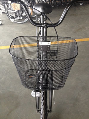 Affordable Black Color Single Speed 26 pollici 28 pollici City Bike per donne con telaio in acciaio