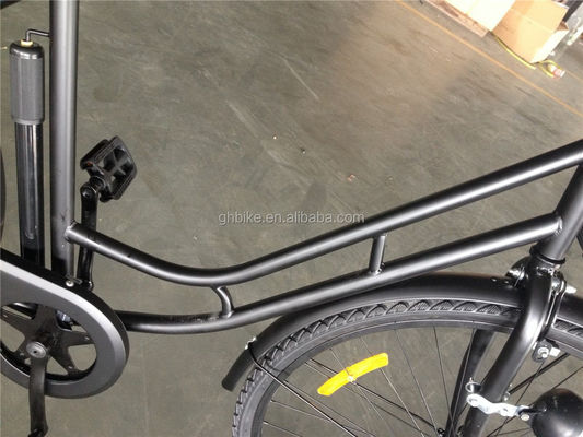 Affordable Black Color Single Speed 26 pollici 28 pollici City Bike per donne con telaio in acciaio