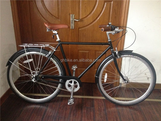 700C pedali uomo retro bicicletta da città vintage ingranaggio interno 3 velocità Forchetta in alluminio KMC catena