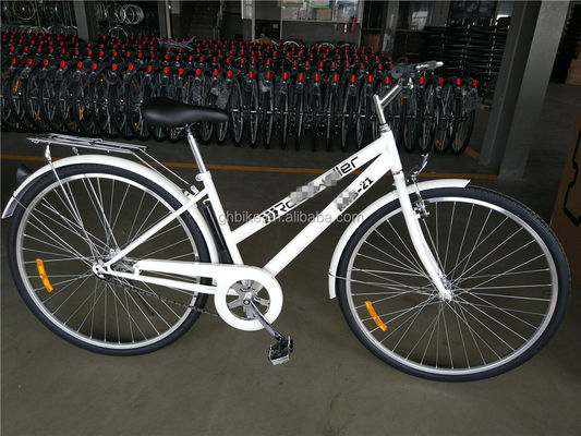 Adult Hybrid Bike 700C 6 Speed Lady City Cruiser Bicicleta con peso lordo di 17 kg