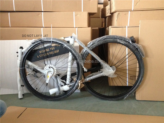 Quando Hub e cerchiera in alluminio dotata di single velocità Vintage stile retro bici da uomo