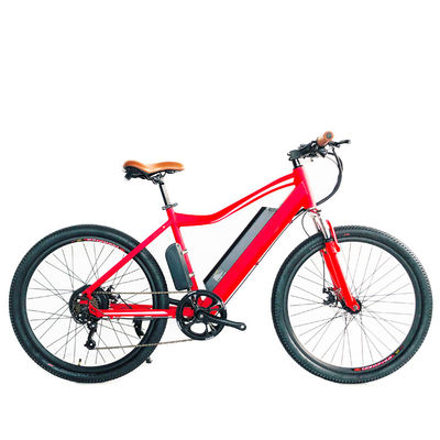 Mercato europeo 26" bicicletta elettrica da montagna con telaio in alluminio e batteria al litio da 17AH in posizione Down Tube