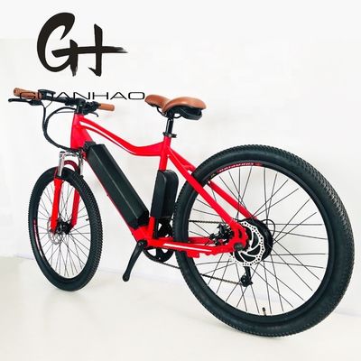 Mercato europeo 26" bicicletta elettrica da montagna con telaio in alluminio e batteria al litio da 17AH in posizione Down Tube