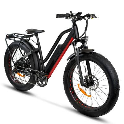 26 pollici 1000W 48V 17AH batteria al litio 7 velocità bici elettrica da montagna per uomini adulti