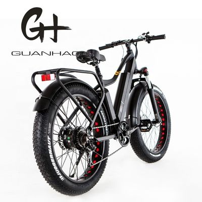 26*4&quot; Fat Tire 48V 21AH Lithium Battery 1000W Electric Mountain Bike per terreni innevati