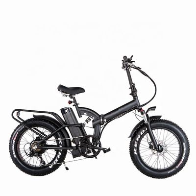 48V 21AH Full Suspension 1000W 20&quot; Bicicletta elettrica con freno a disco e motore a mozzo posteriore