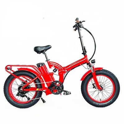 Larghezza del pneumatico 20*4&quot; 48V 21ah Batteria al litio 1000W Bicicleta pieghevole elettrica a sospensione completa