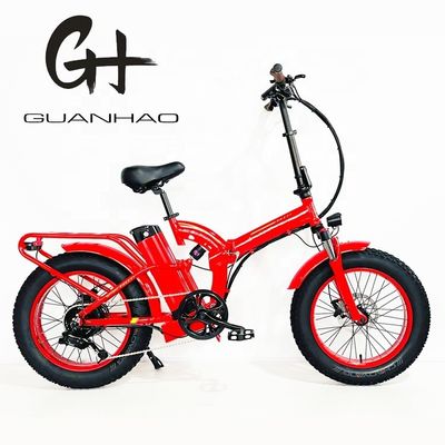 Larghezza del pneumatico 20*4&quot; 48V 21ah Batteria al litio 1000W Bicicleta pieghevole elettrica a sospensione completa