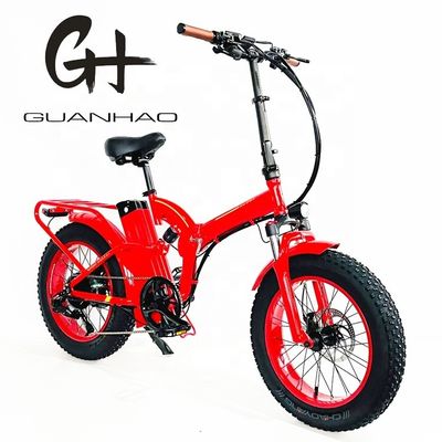 Larghezza del pneumatico 20*4&quot; 48V 21ah Batteria al litio 1000W Bicicleta pieghevole elettrica a sospensione completa